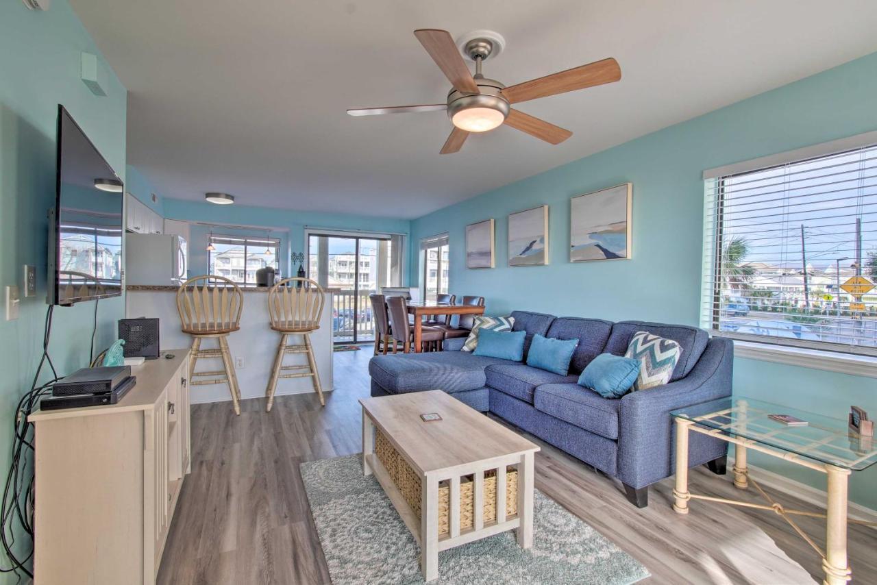 Ocean-View Condo With Deck, Steps To Carolina Beach! Εξωτερικό φωτογραφία