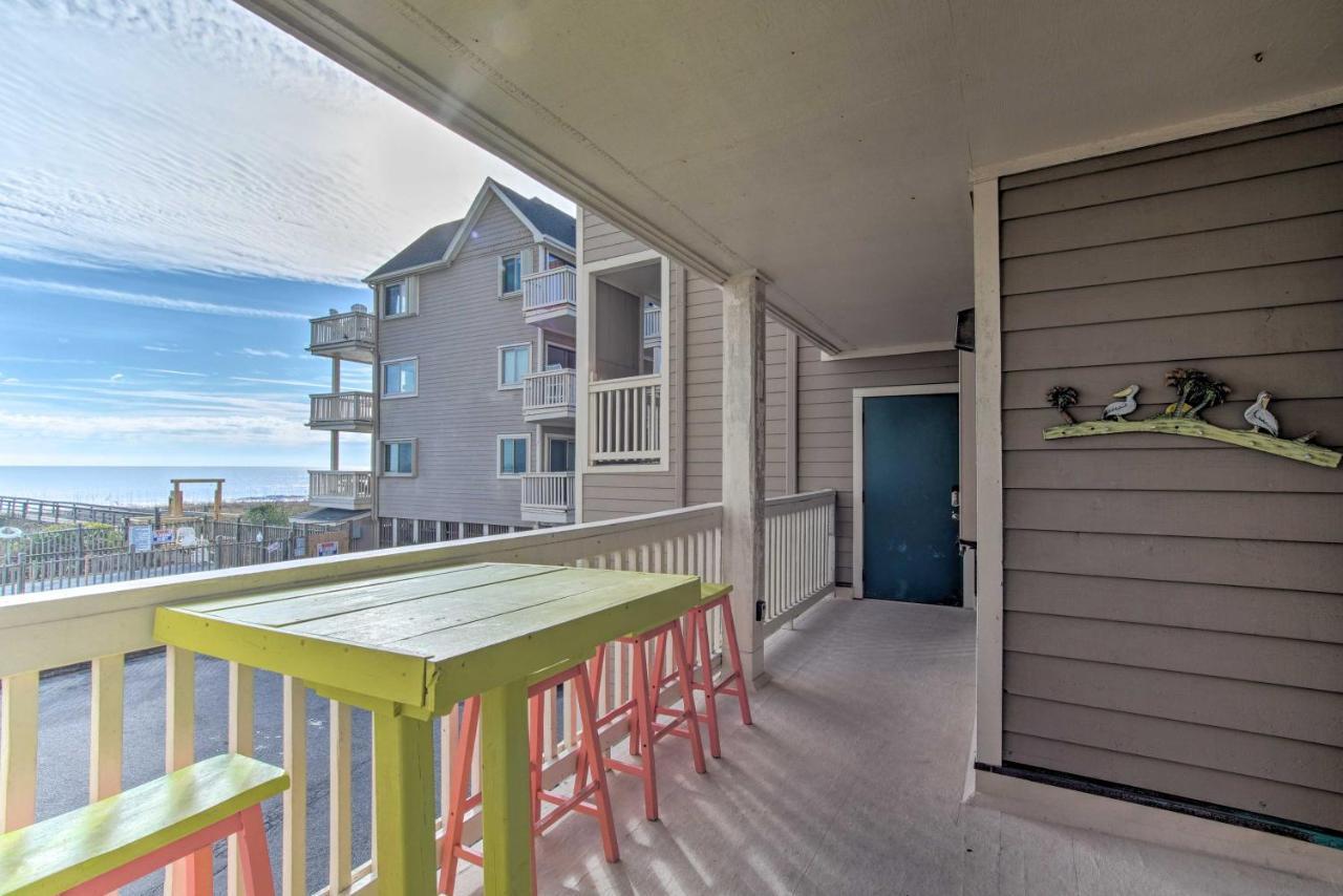Ocean-View Condo With Deck, Steps To Carolina Beach! Εξωτερικό φωτογραφία