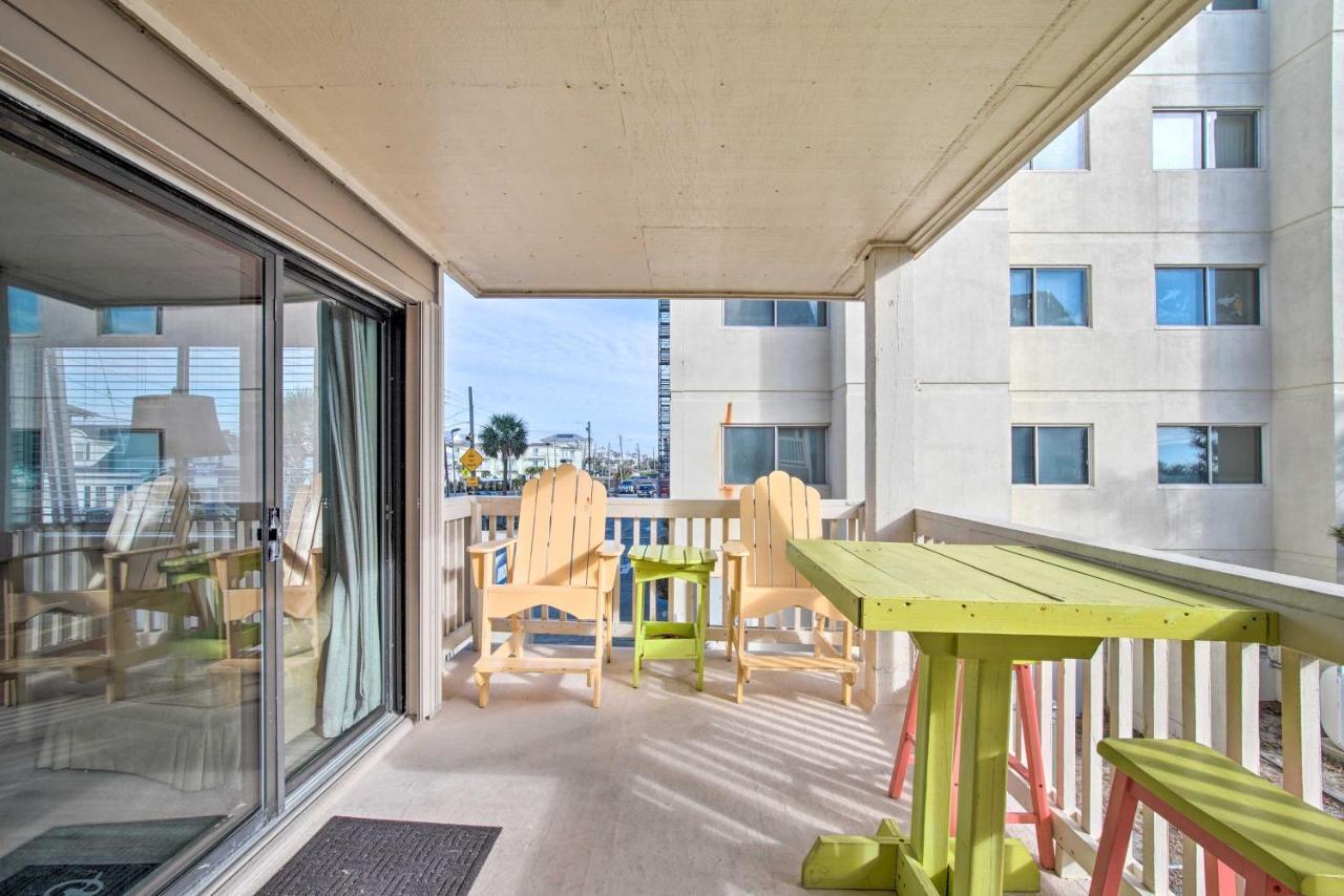 Ocean-View Condo With Deck, Steps To Carolina Beach! Εξωτερικό φωτογραφία